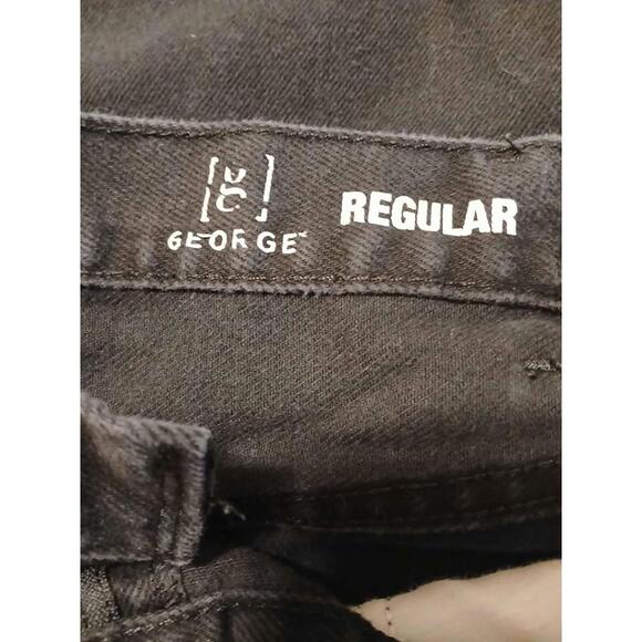 Men's George Jeans Black 35x32 Regular - Picture 1 of 4